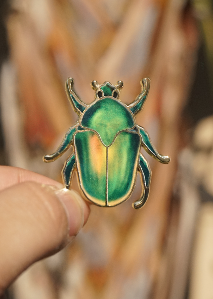 HELLOS Beetle TARP Chacoal greenカラー Green June Beetle Adults | Extension Entomology